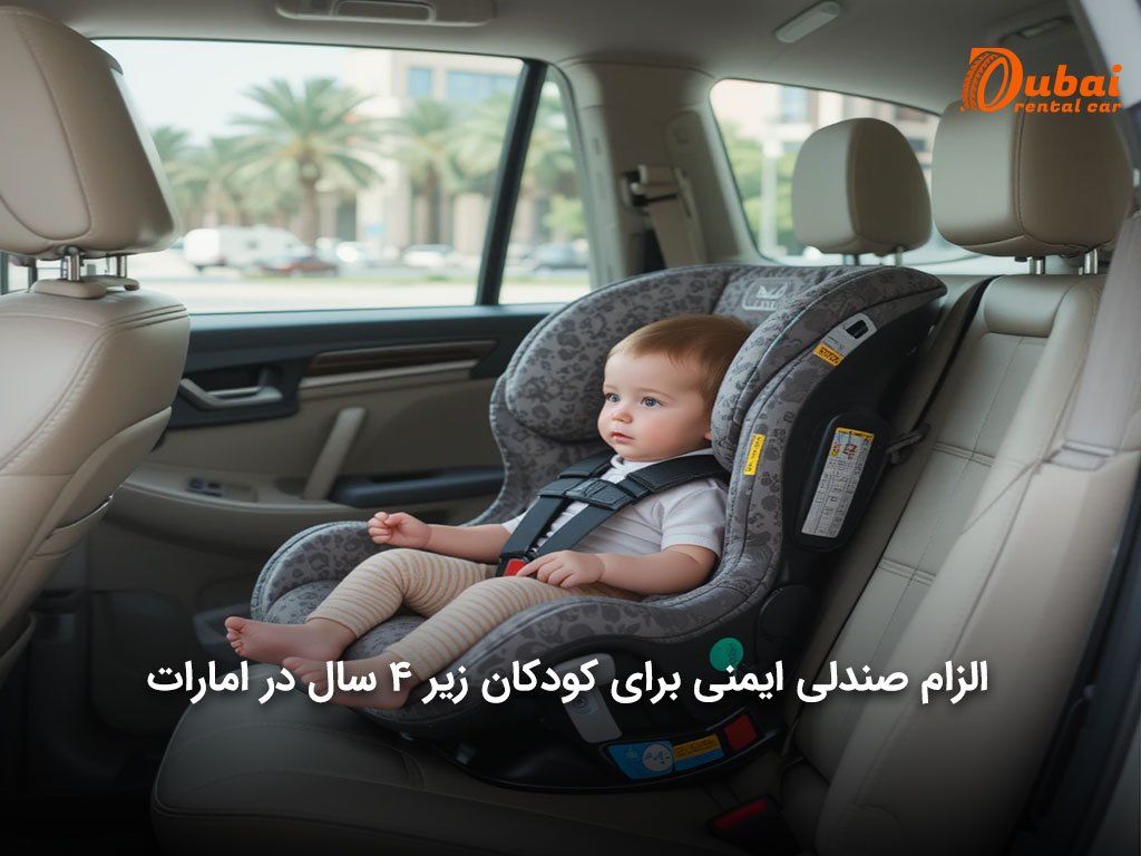 آشنایی با قوانین سوار شدن کودکان در خودرو در شهر دبی
